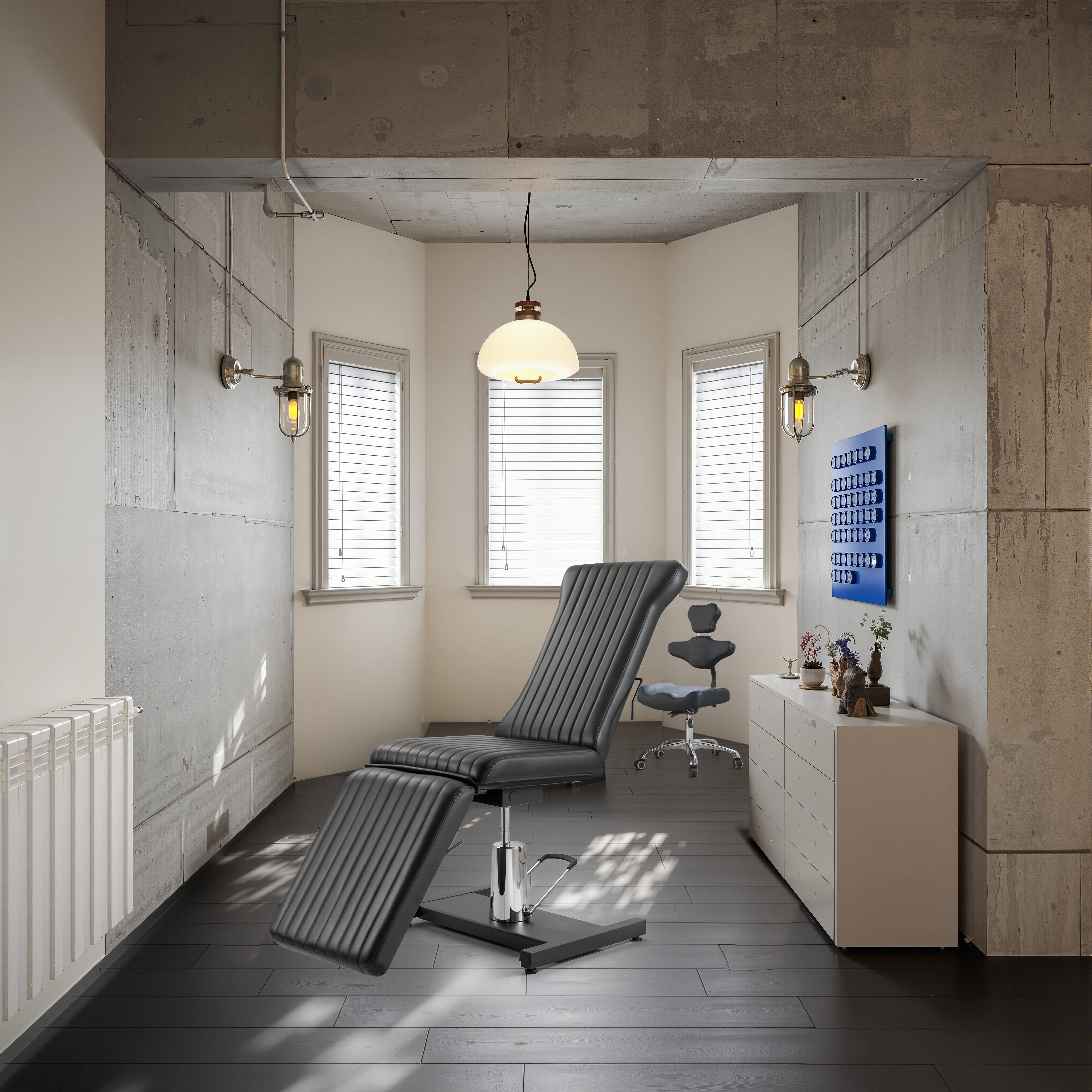 3612 一體式液壓按摩紋身床椅